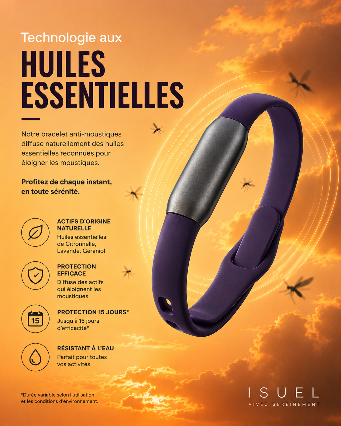 Bracelet MOSQUA — Violet